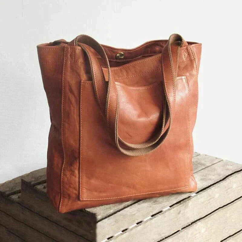 Handtasche PU Leder Braun