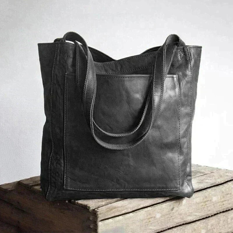 Handtasche PU Leder Schwarz