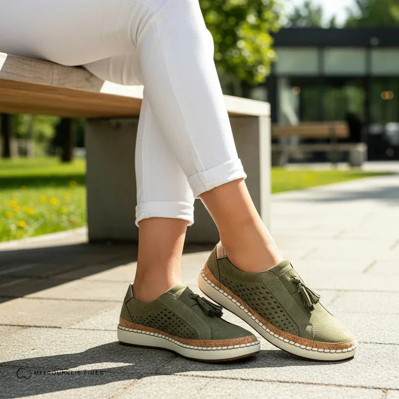 Perforated Slip-On Shoes