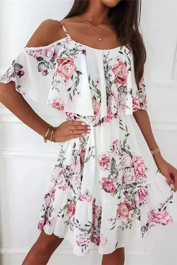 Floral Print Summer Mini Dress