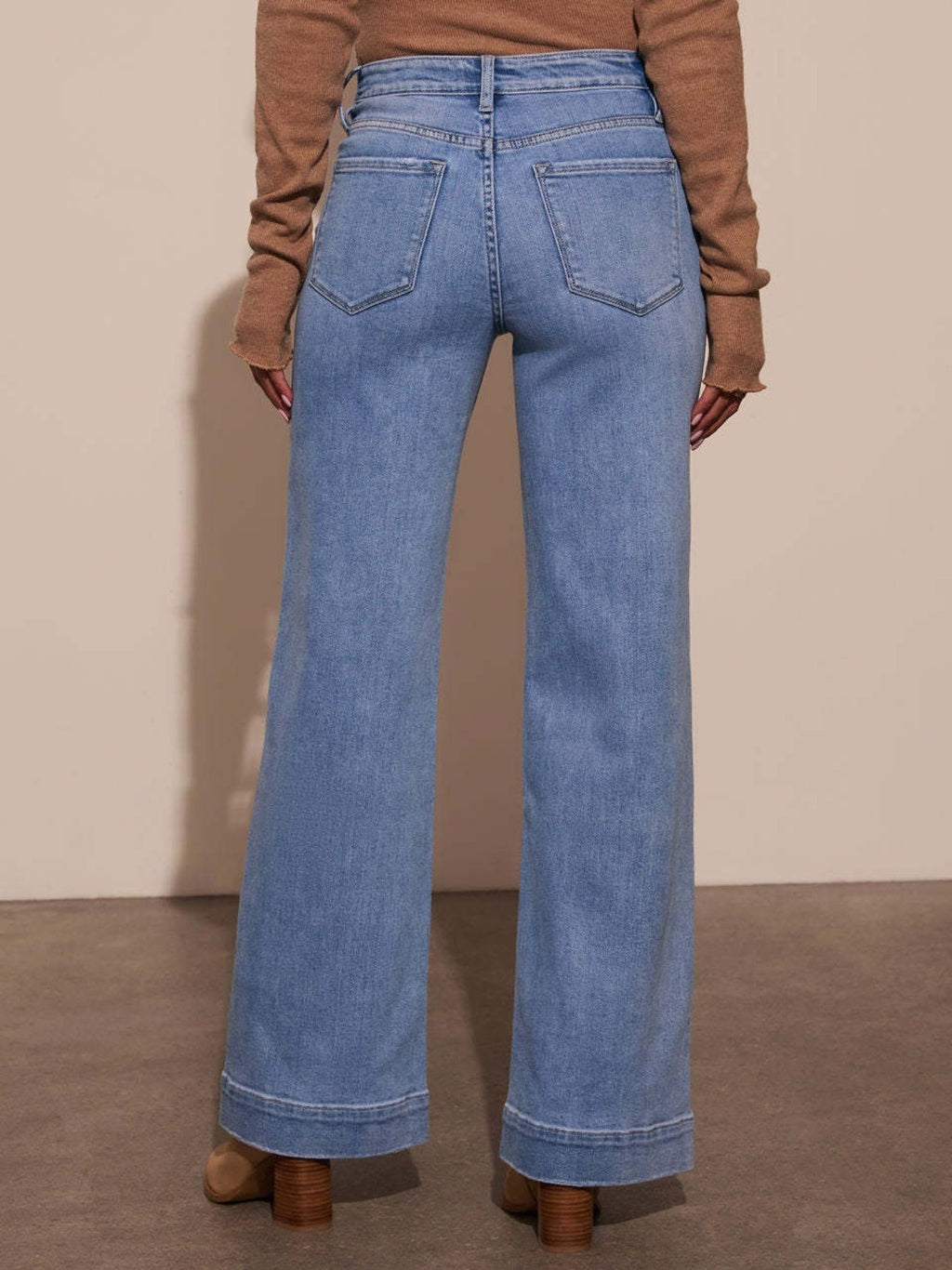 Baggy High-Waist Jeans im weiten Vintage-Schnitt