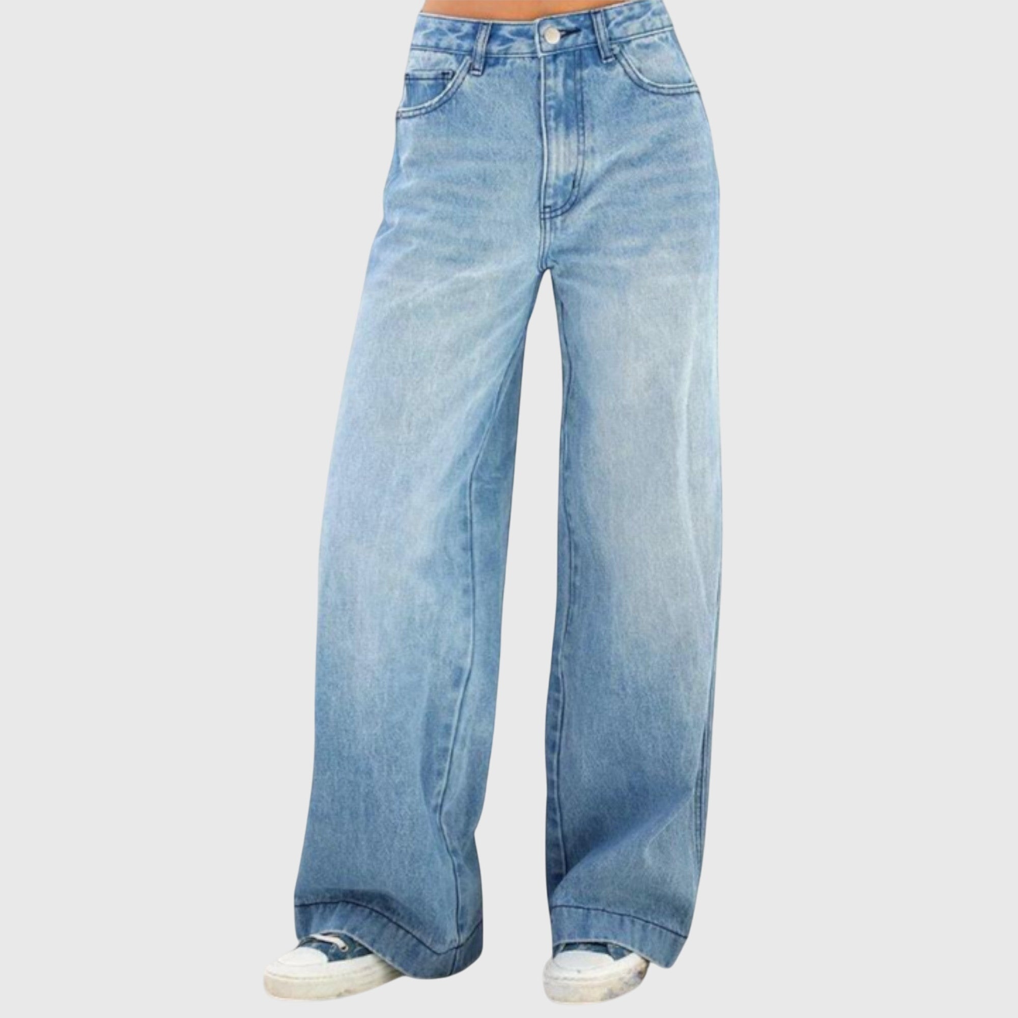 Jeans Baggy Denim Blau