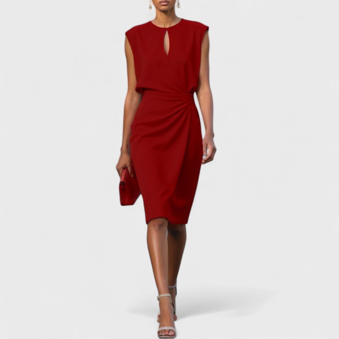 Midi Dress with Graceful Silhouette