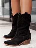 Cowboystiefel elegant Schwarz