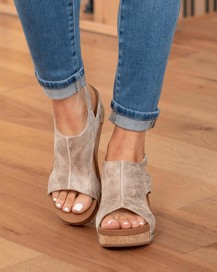 Sandalen stylisch elegant Beige