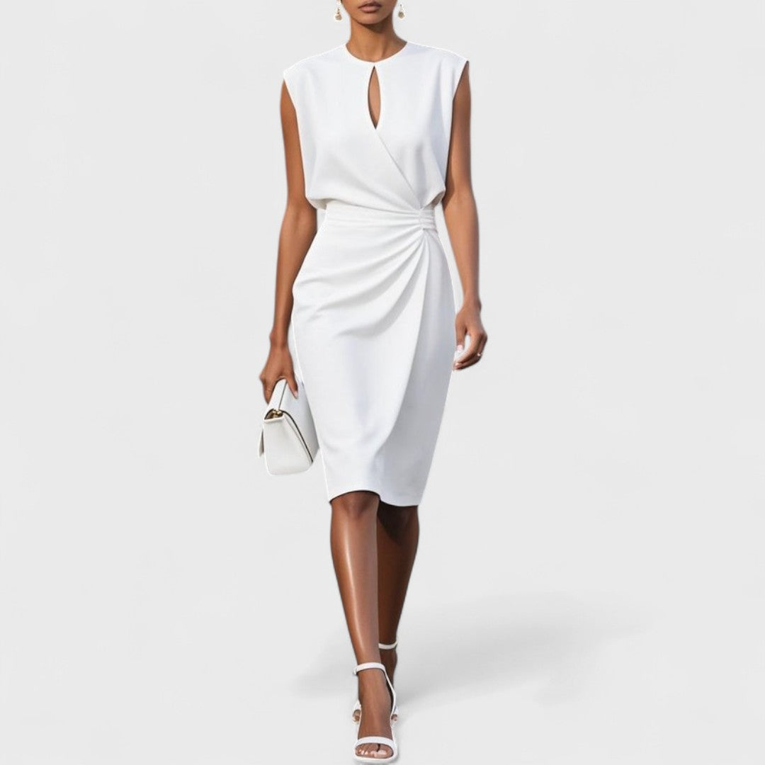 Midi Dress with Graceful Silhouette