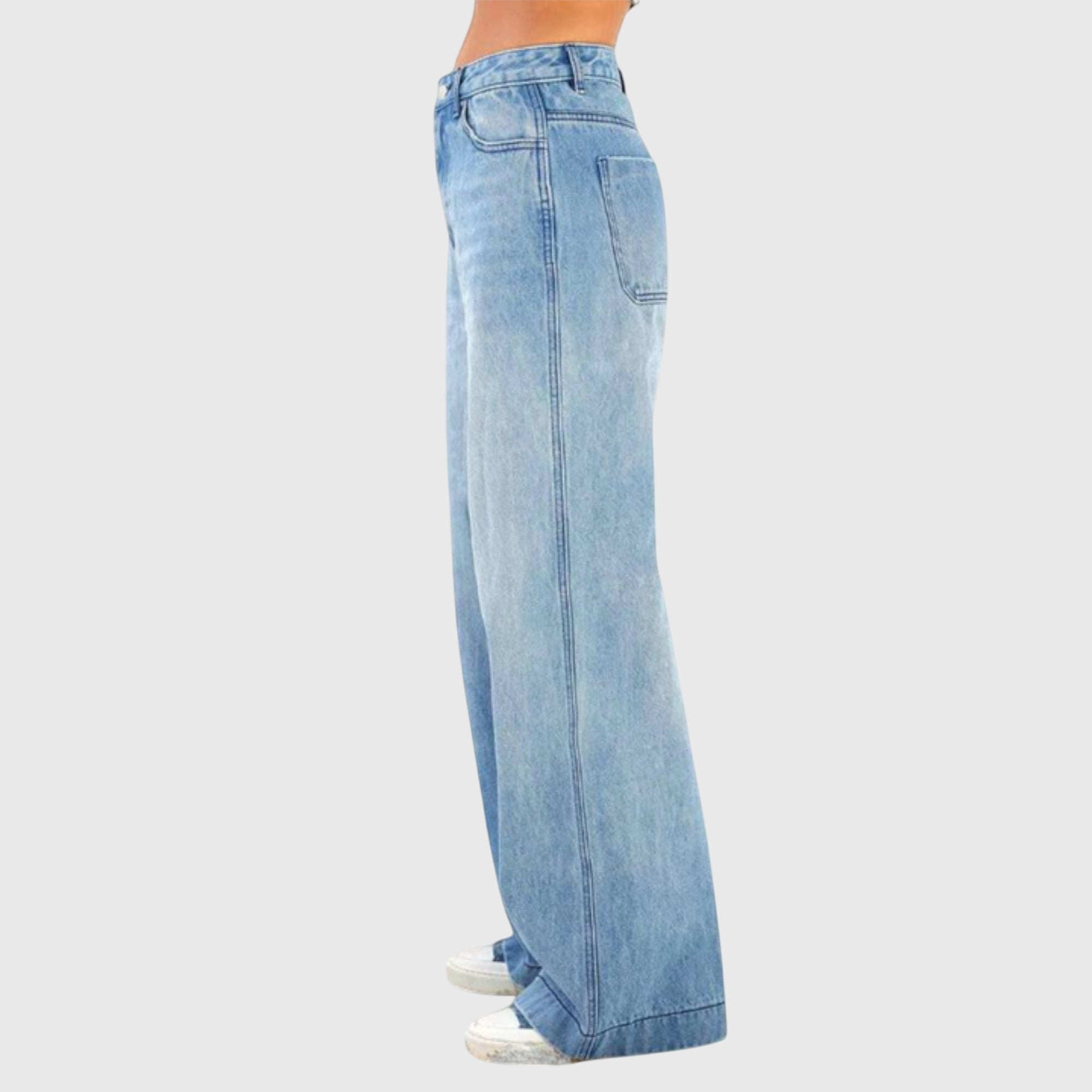 Jeans Baggy Denim Blau