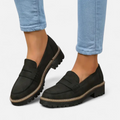 Loafer Slipper Schwarz mit Chunky-Sohle