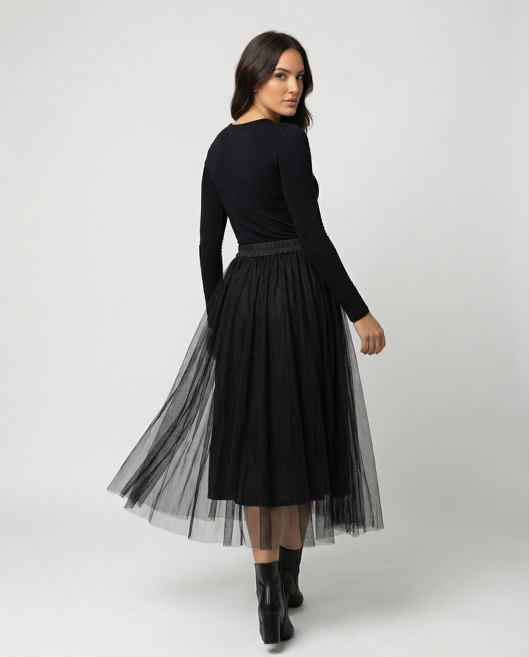 Knöchellanger eleganter Maxirock mit hoher Taille