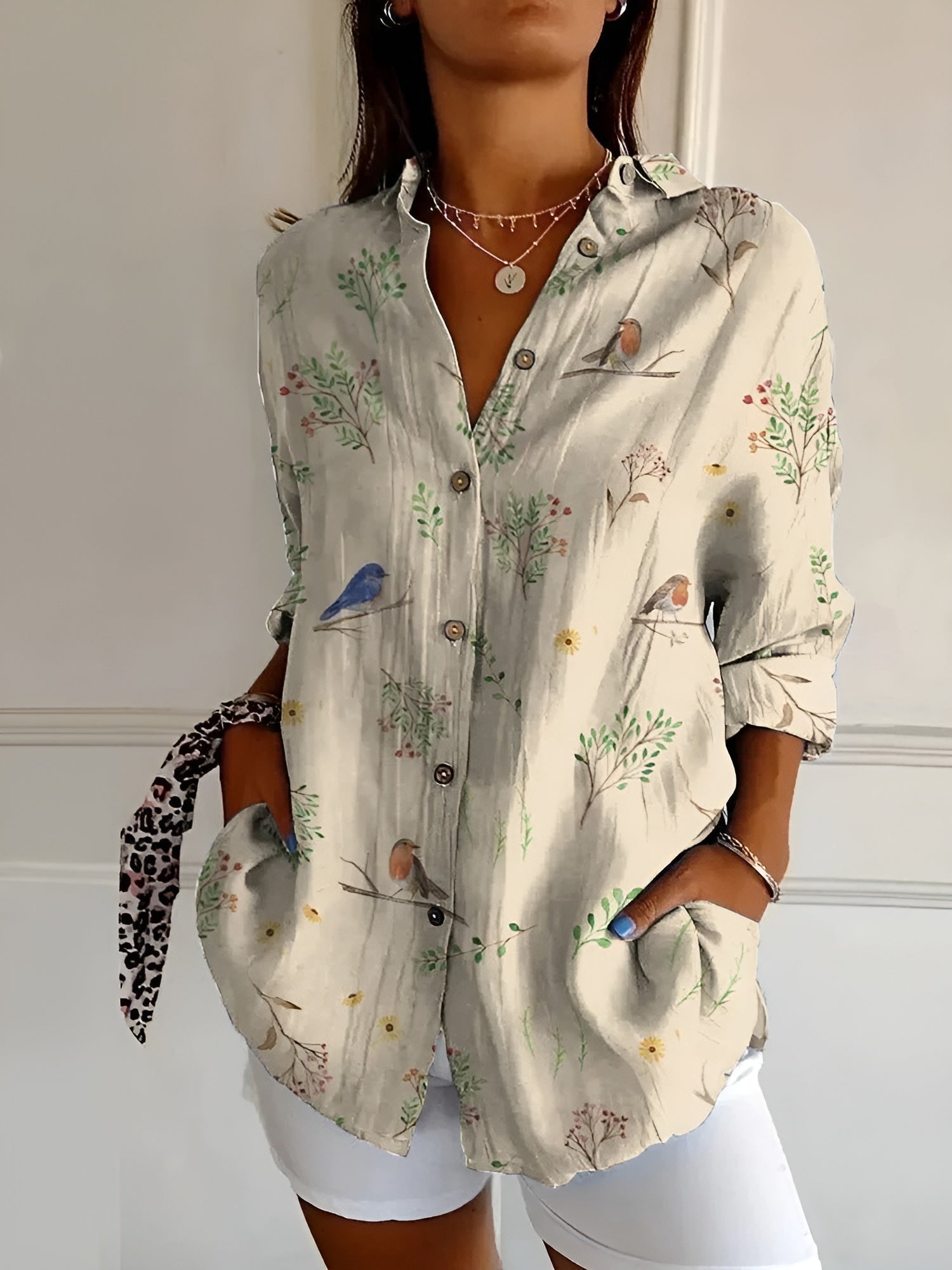 Printed Floral Blouse
