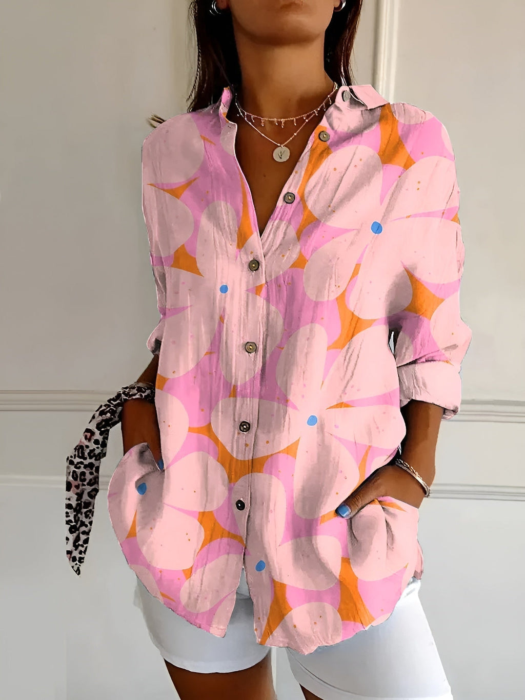 Printed Floral Blouse