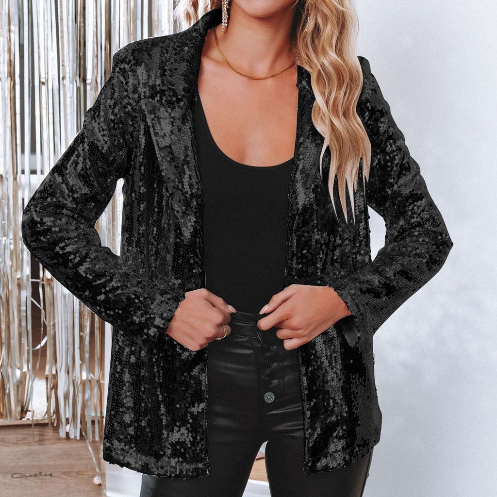 Funkelnder Pailletten Blazer für festliche Anlässe