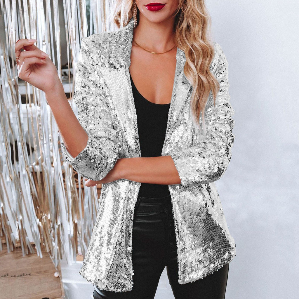 Funkelnder Pailletten Blazer für festliche Anlässe