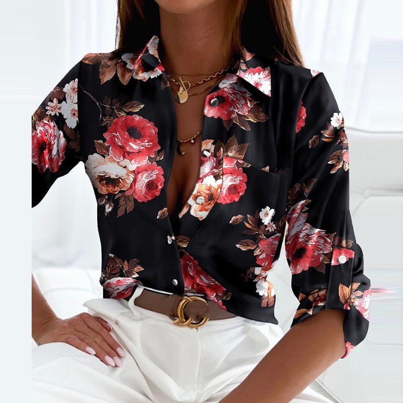 Classic Structured Collar Blouse